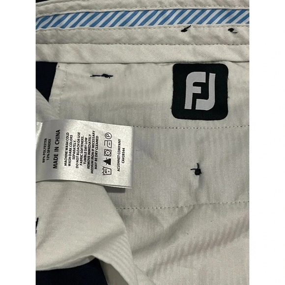 Footjoy Pants Men’s 36x29 Blue Stretch Performance Sport Golf Chinos - Picture 12 of 14